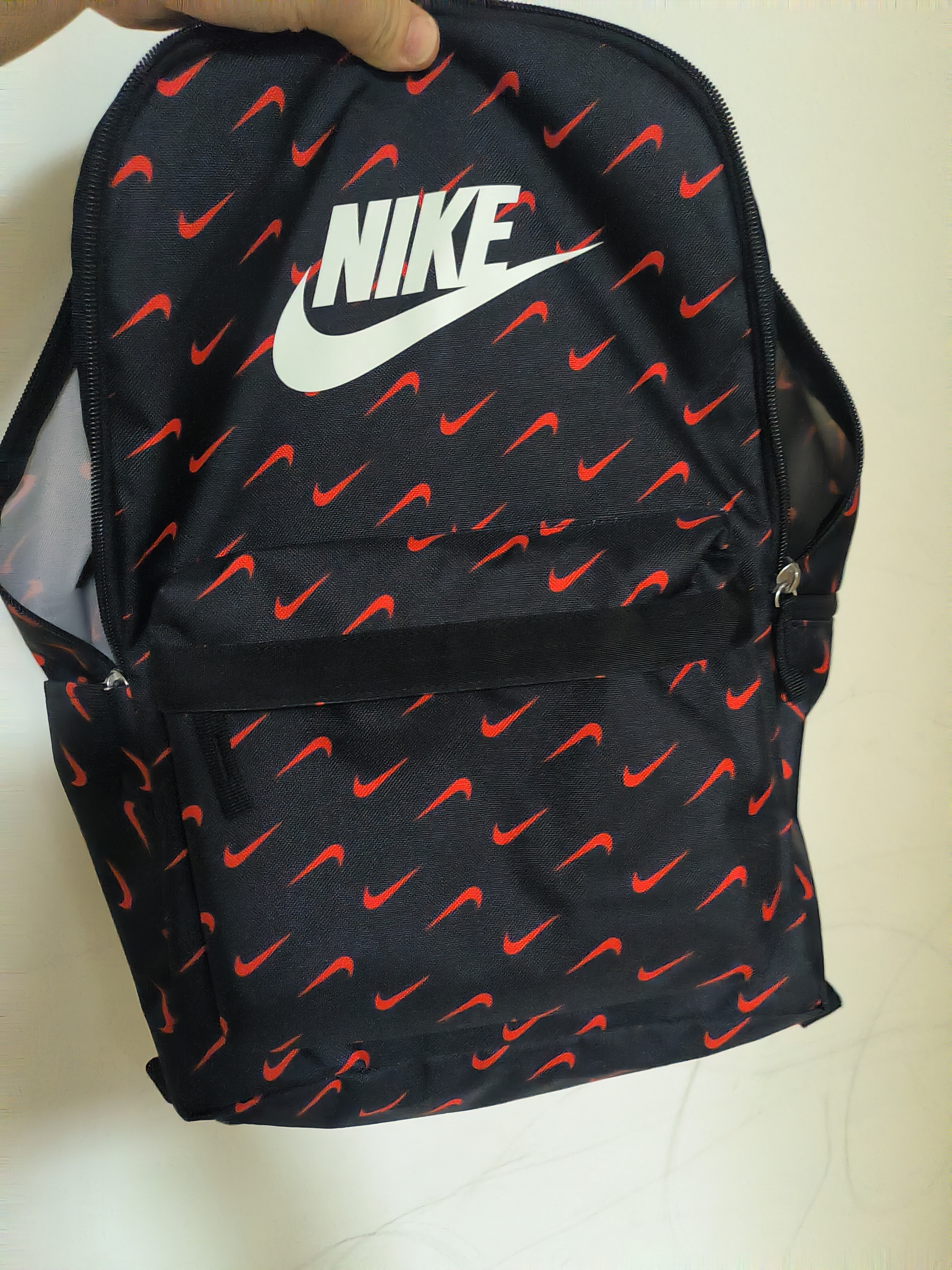 耐克NIKE男女双肩包背包 电脑包旅行包书包 HF6995-010黑/山峰白均码 实拍图