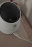 睛小豆萤石旗下2K监控摄像头无线wifi网络高清监控器360度无死角带夜视手机远程看护家用白色128G 实拍图