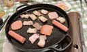 典匠平底煎锅28cm烧烤盘铸铁烤肉盘无涂层生铁锅牛排烙饼锅早餐煎蛋锅 实拍图