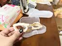 COOKSS儿童辅食勺子宝宝学吃饭PPSU叉勺弯头硅胶短柄训练勺 实拍图