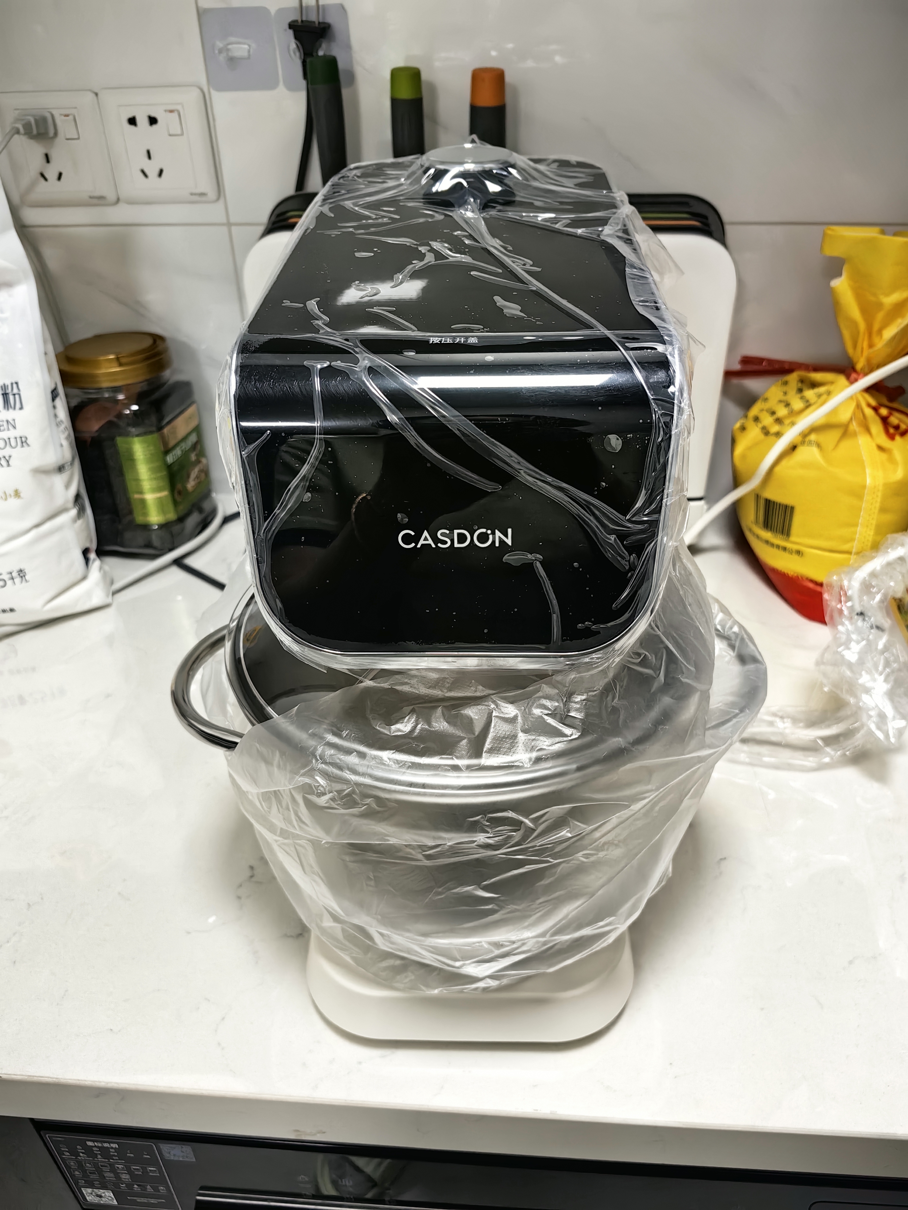 凯度（CASDON）小磐石厨师机家用和面揉面一体机顶部操控直流电机厨师料理机 F6C 实拍图