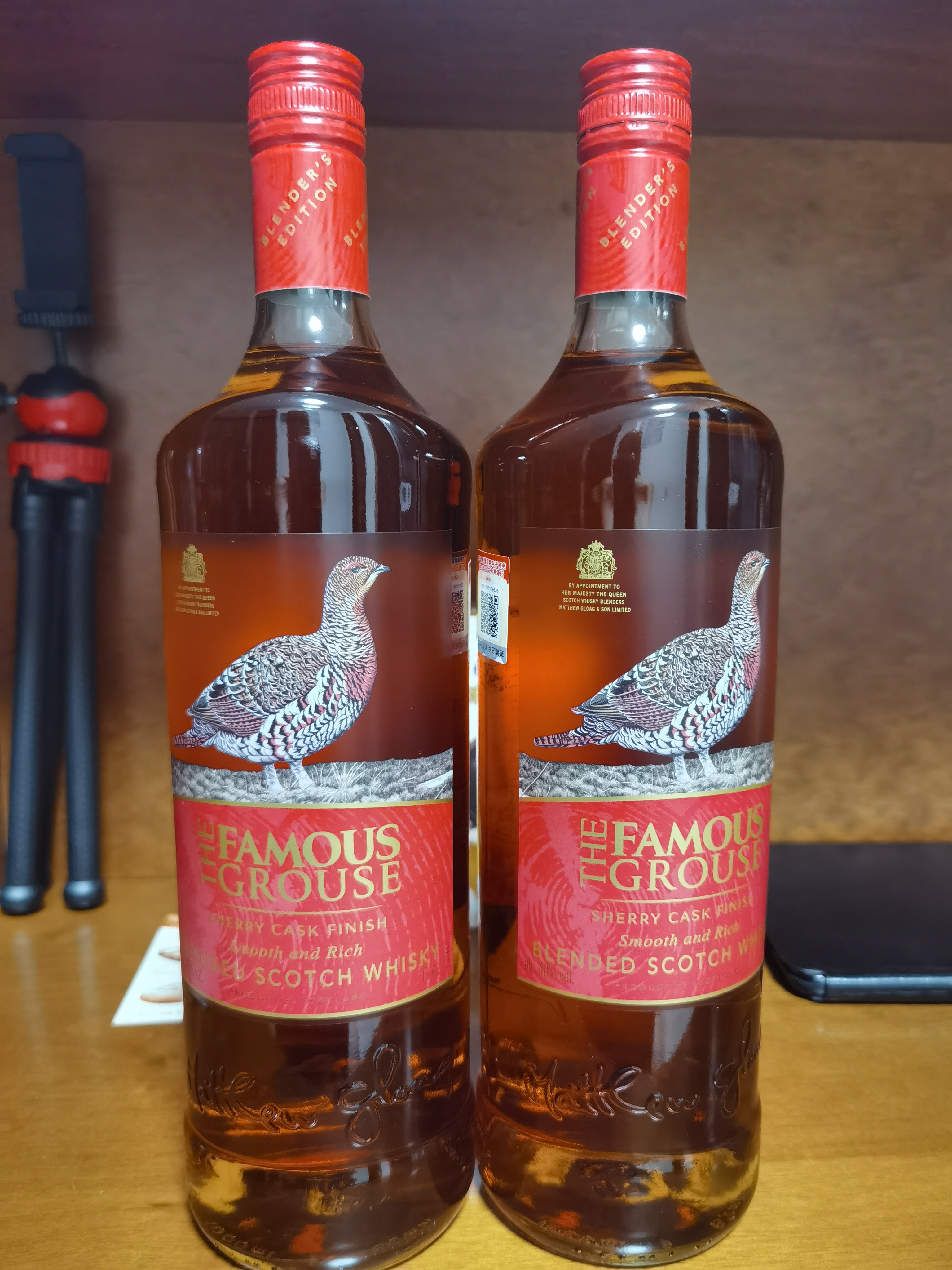 威雀Famous Grouse 雪莉桶 苏格兰威士忌 1L 裸瓶【JWS威士忌精选】 实拍图