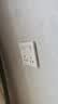 国际电工开关插座十孔86型五孔四孔六孔八孔10孔插带开关多孔家用墙壁面板 暗装一开八孔10A+10A【白色】 实拍图