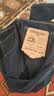 马登工装美式重磅赤耳丹宁牛仔裤男马毛皮牌巴黎扣原牛直筒休闲长裤子 靛蓝 【男士牛仔裤/517西部原牛色/原浆工装裤男款】 33 实拍图