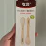 世喜硅胶勺婴儿新生儿果泥米糊勺宝宝喂水奶儿童餐具辅食勺+刮泥勺 实拍图