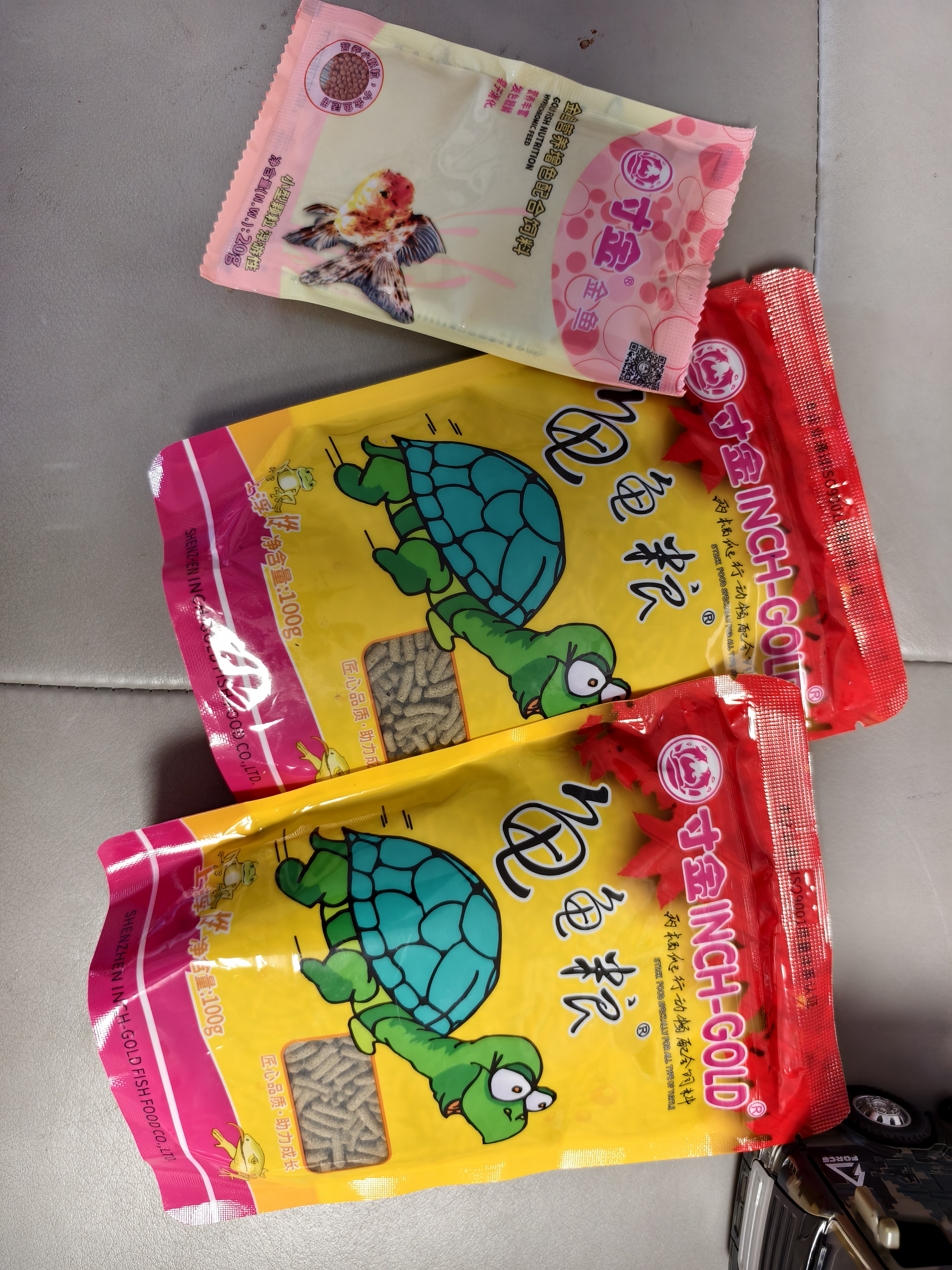 寸金（INCH-GOLD） 龟龟粮100g 乌龟 巴西龟粮 小龟 半水龟饲料 上浮型 实拍图