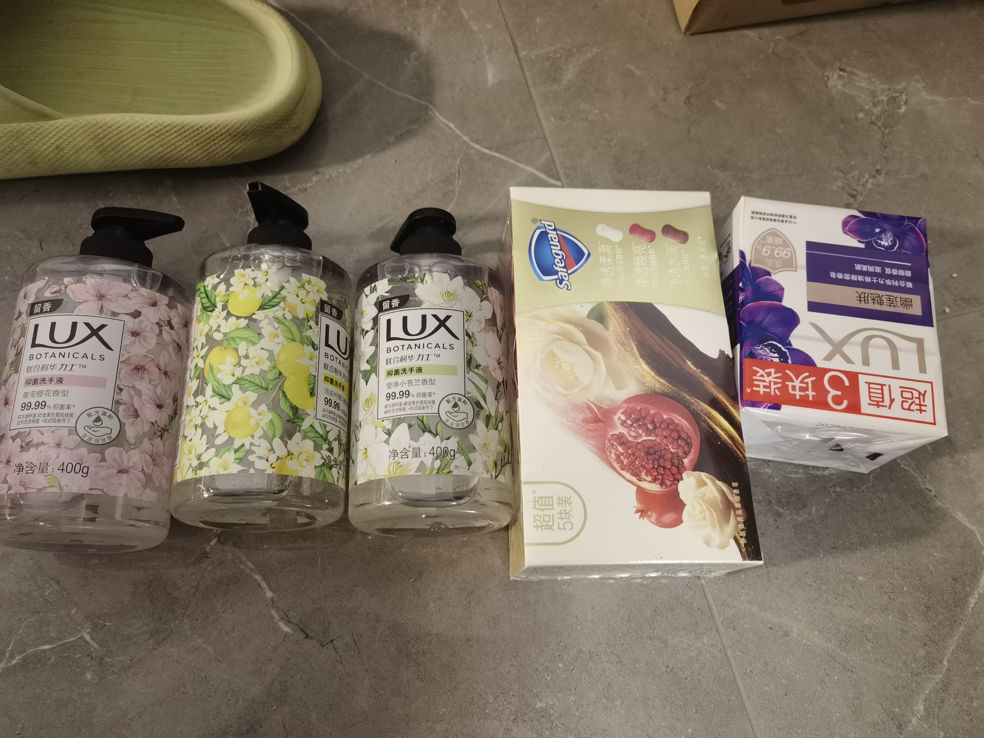 舒肤佳排浊香皂100g*5(乌木玫瑰*1+红石榴*2+山茶花*2)肥皂新旧包装随机 实拍图