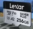 雷克沙（Lexar）256GB TF(MicroSD)存储卡 V30 4K 读205MB/s 大疆Pocket 4P官方推荐 影石Luna内存卡(SILVER PLUS) 实拍图