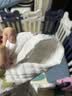 安可新婴儿纱布浴巾儿童纯棉新生儿全棉浴巾宝宝A类洗澡毛巾105*105cm 实拍图