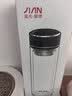 富光双层玻璃杯水杯子茶水分离泡茶杯男女士高颜值团购定制400ML 实拍图