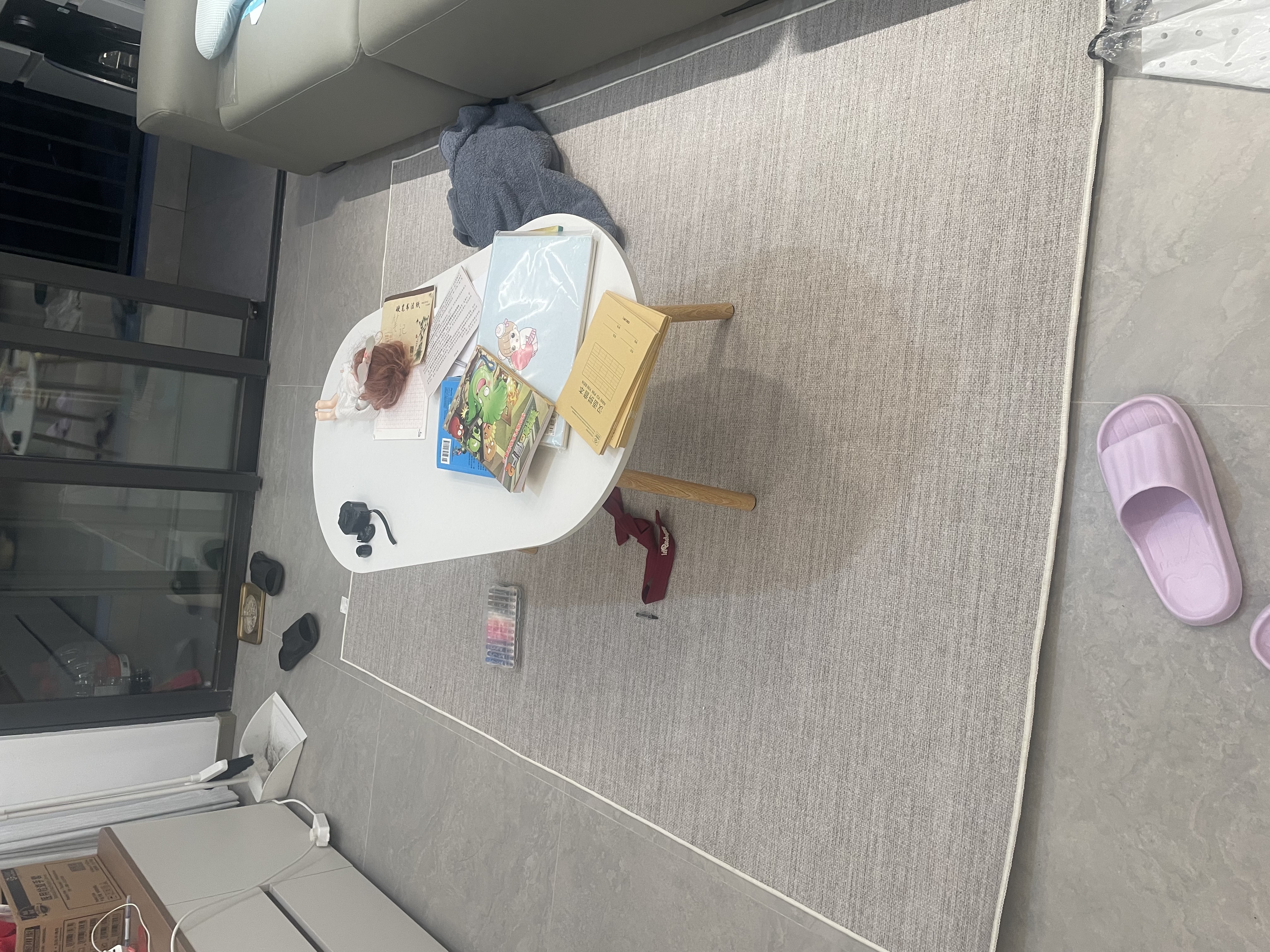 兴连心客厅地毯2025新款意式极简防水免打理可擦地垫沙发毯 140*200cm 实拍图