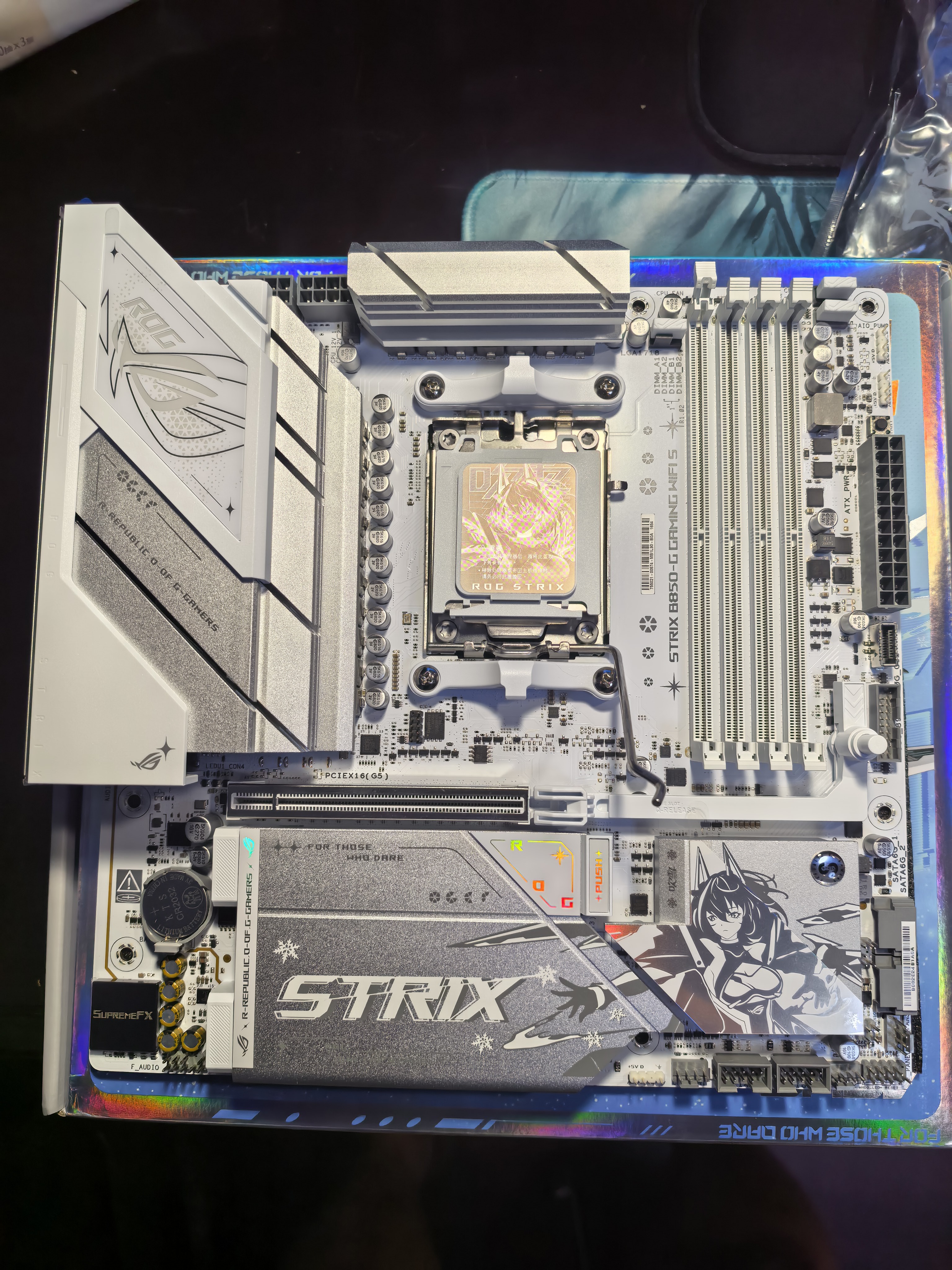 ROG STRIX B850-G GAMING WIFI S小吹雪主板+AMD 锐龙7 9800X3D CPU  主板+CPU套装 实拍图