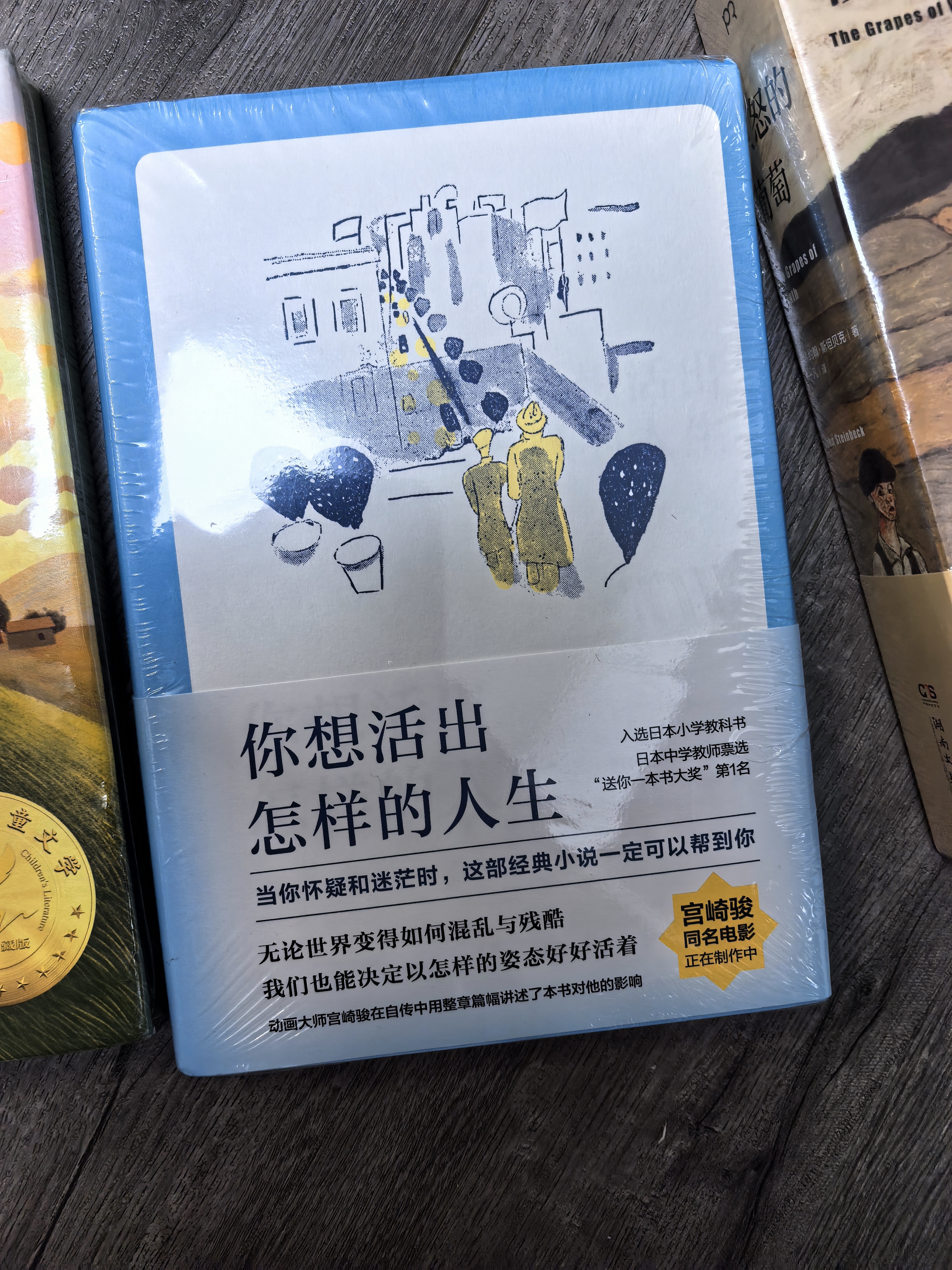 你想活出怎样的人生 宫崎骏同名电影  宫崎骏新作灵感来源 小说 实拍图
