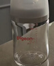 贝亲（Pigeon）新生儿 防胀气宽口径玻璃奶瓶160ml SS号奶嘴 0个月+ AA260 实拍图