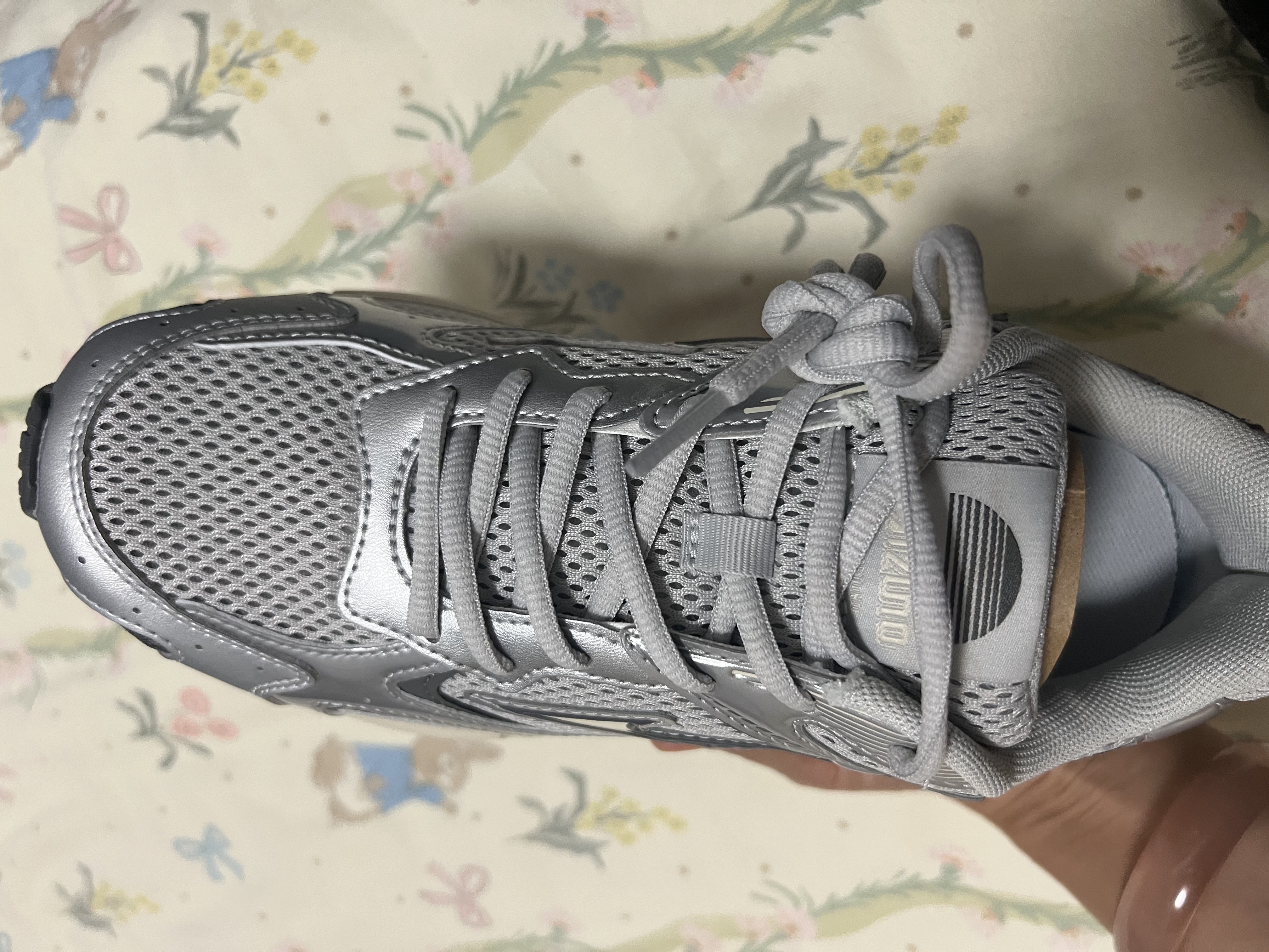 美津浓（MIZUNO）男女复古跑步运动鞋 缓震耐磨 多层次拼接 SPEED 2K 38.5码 实拍图