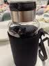 【送杯套】大容量加厚玻璃杯子便携杯茶水分离带杯套泡茶水杯 透明 1000ml吨吨桶 1只装 实拍图