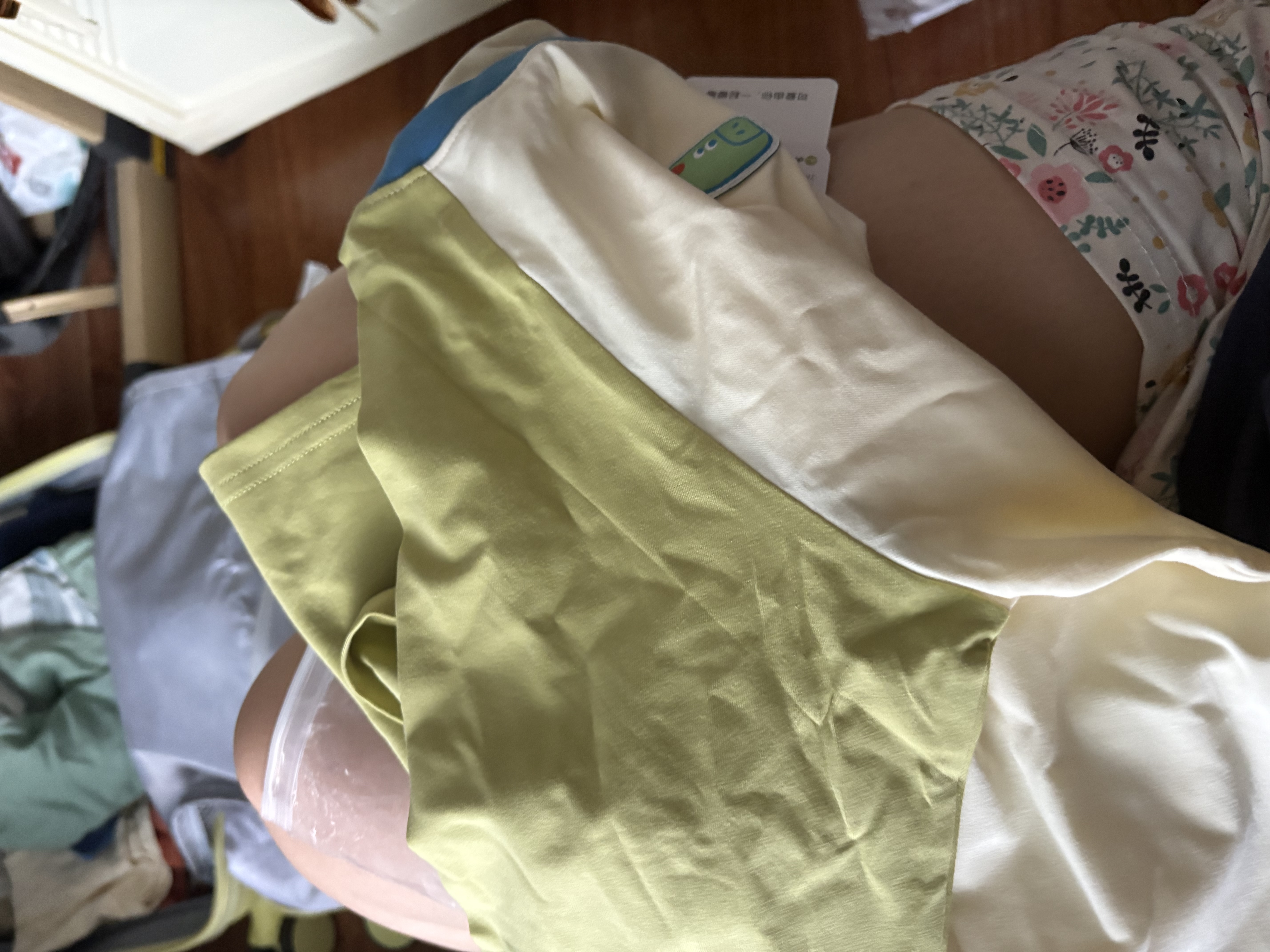 嘟嘟家【插肩袖T恤合集】儿童t恤卡通秋装男童长袖抑菌洋气女童秋季上衣 绿色123 【7A抑菌】 部分尺码预售 120 实拍图