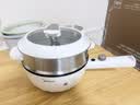 美的（Midea）电炒锅不粘锅电煮锅电蒸锅电火锅多用途锅大容量大功率一体炒菜锅家用蒸煮煎炒炸多功能锅新款 3.5L 【配蒸笼 油温红灯提醒】HCG2572 实拍图