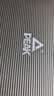 匹克瑜伽垫加厚加宽男女健身训练运动减震静隔音防滑垫儿童舞蹈垫灰色 实拍图