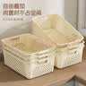 京东物流 桌面长方形收纳筐厨房杂物家用收纳盒塑料玩具零食整理 奶油色大号 29*19.5*11.6cm 实拍图