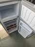 志高（CHIGO）小冰箱迷你小型家用冷藏冷冻两用宿舍出租房用双门办公室电冰箱节能省电 【一级能效】118L银色【全国联保丨节能省电】 实拍图