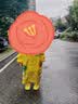 牧萌儿童雨鞋男童女童防水立体宝宝防滑耐磨卡通雨靴 挖掘机恐龙 17码 实拍图
