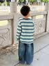 ABC KIDS男童长袖T恤童装纯棉儿童秋装亲肤条纹假期出行上衣服女童打底衫 晒单实拍图