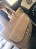 CATDOGSTORY日韩潮流绗缝工艺2026新款卡通双面刺绣简约轻奢外出便捷多色女包 卡其色 实拍图