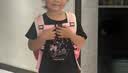 SHUKIKU儿童书包幼儿园防丢失防泼水大容量户外旅游双肩包桃子果汁S+码 实拍图