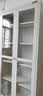 阿格贝贝钢制书柜带玻璃门防尘书柜落地一体家用图书馆书架收纳置储物柜 双开门钢化玻璃款 【五层】1.8米高0.8米宽 实拍图