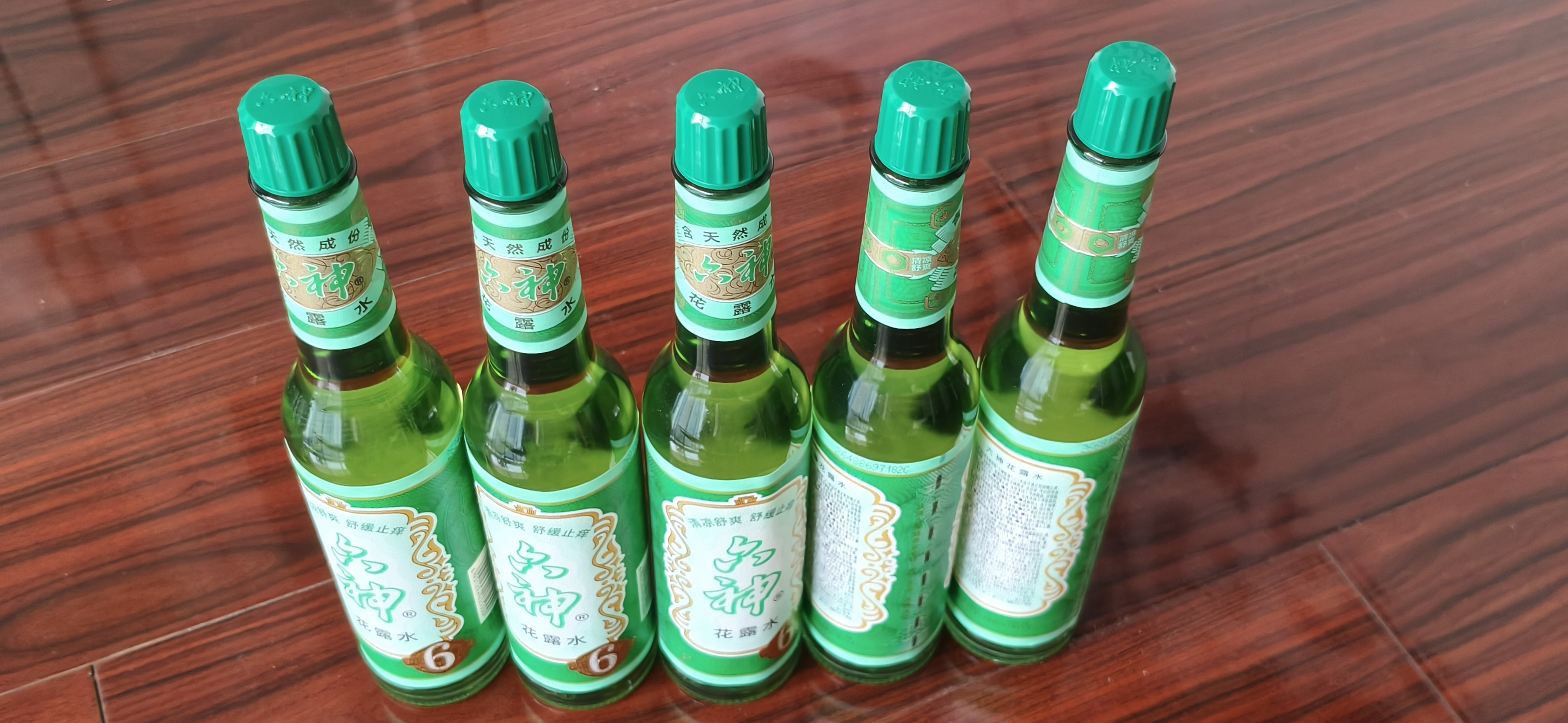 六神【经典玻璃瓶】舒缓止痒花露水195ml*5   清凉舒爽 祛味 经典原香 实拍图