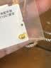 六福珠宝 添富金条足金招财进宝金元宝黄金摆件积存金 计价 约1.00克 实拍图
