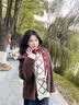 Charm Kendo围巾女秋冬季2026新款保暖围脖披肩氛围感生日新年礼物送女生女友 送女朋友实用老婆 红配米 实拍图