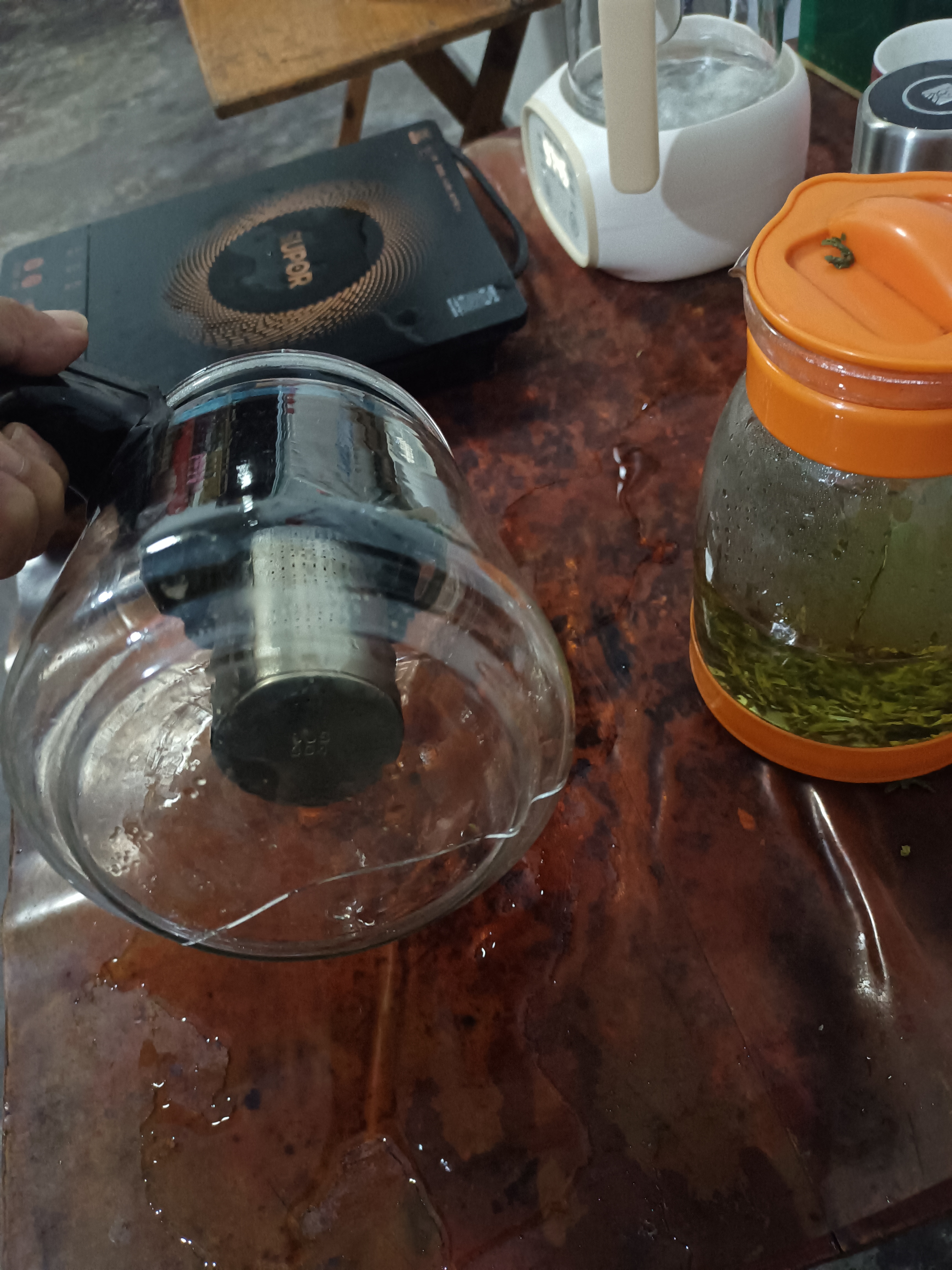 天喜（TIANXI）玻璃茶壶茶水分离泡茶壶大容量加厚耐热玻璃茶具泡茶器中秋节 实拍图