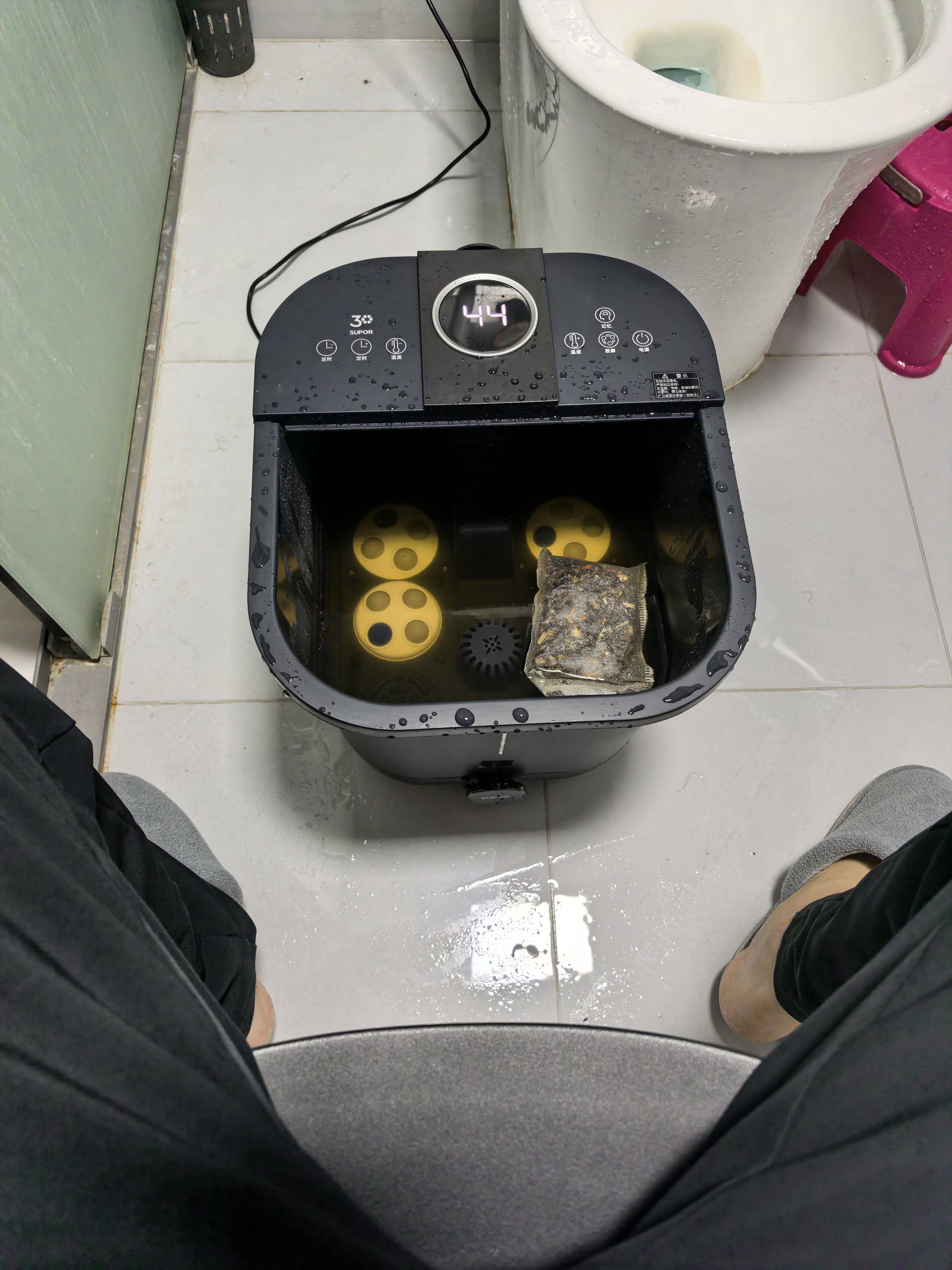 苏泊尔（SUPOR）足浴泡脚桶全自动一体机按摩加热2026高深过小腿洗脚盆电动恒温足疗实用中秋节礼物送父母长辈生日 【舒适款】-记忆功能+恒温速热+电动按摩 实拍图