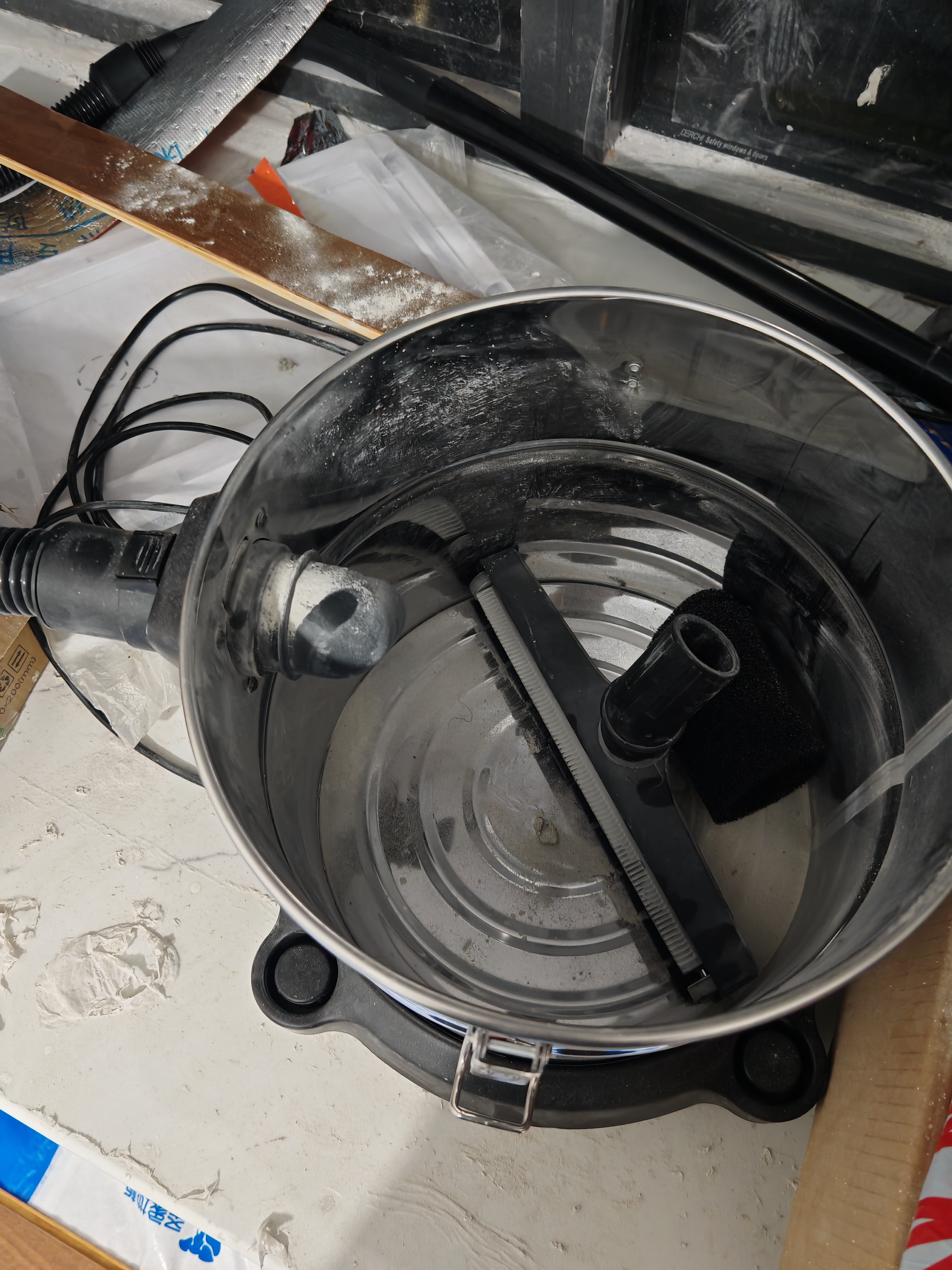 KARCHER德国卡赫 加厚410不锈钢桶式吸尘器 干湿两用 工业商用开荒保洁地毯宠物大吸力大功率吸尘器 WD2s 全新升级 实拍图