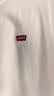 Levi's李维斯情侣同款美式复古简约休闲时尚宽松LOGO印花短袖T恤 白色 002U3-0000 XL 实拍图