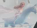 迪士尼（Disney）音乐盒八音盒水晶球夜灯冰雪奇缘艾莎公主女孩中秋礼物风灯摆件 实拍图