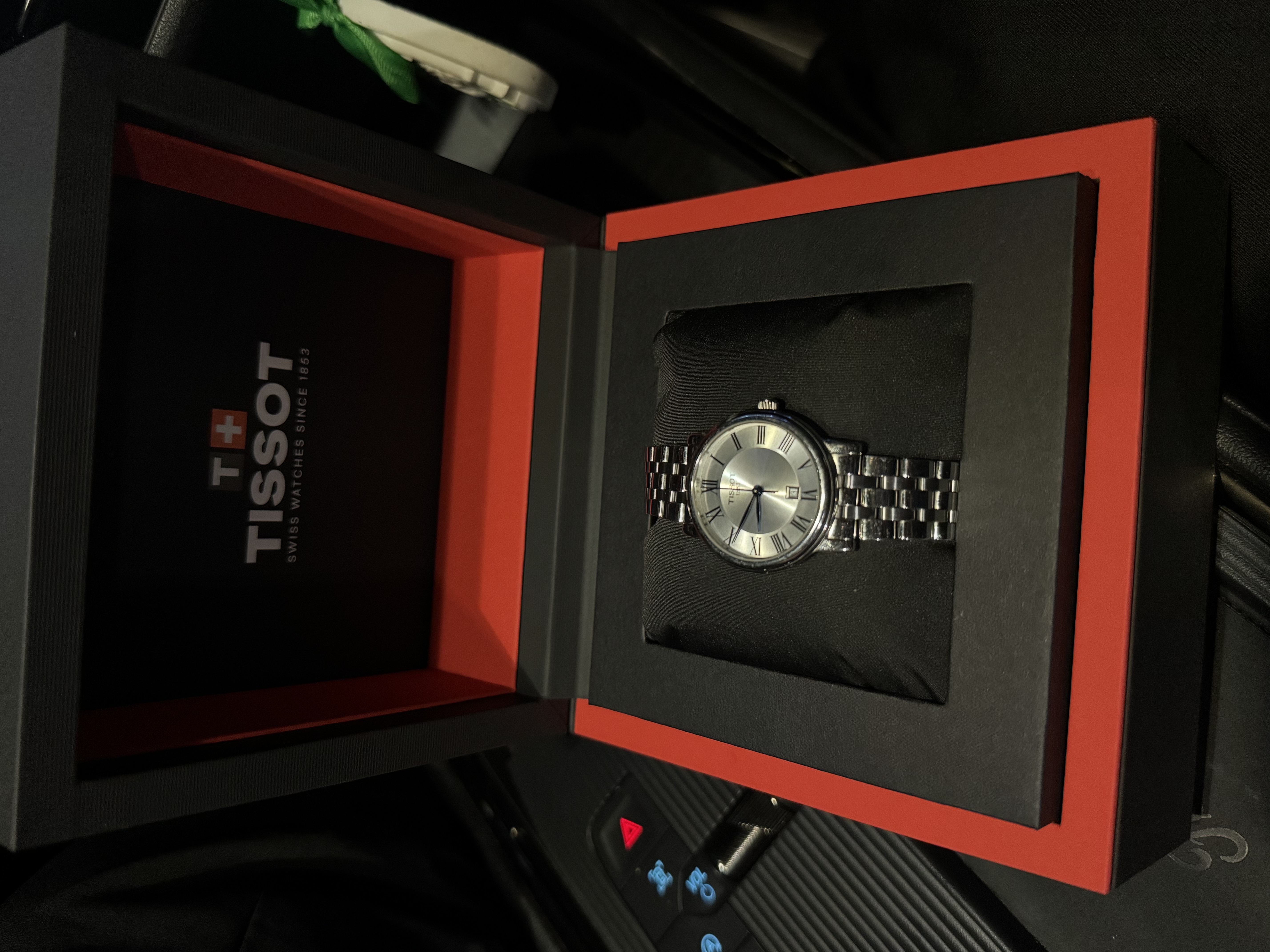 天梭（TISSOT） 手表 卡森臻我系列男表 瑞士石英男士钢带腕表商务表生日礼物 实拍图