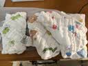 洁丽雅婴儿小毛巾A类 6层纱布口水巾儿童宝宝洗脸小方巾 25*25cm 4条装 实拍图