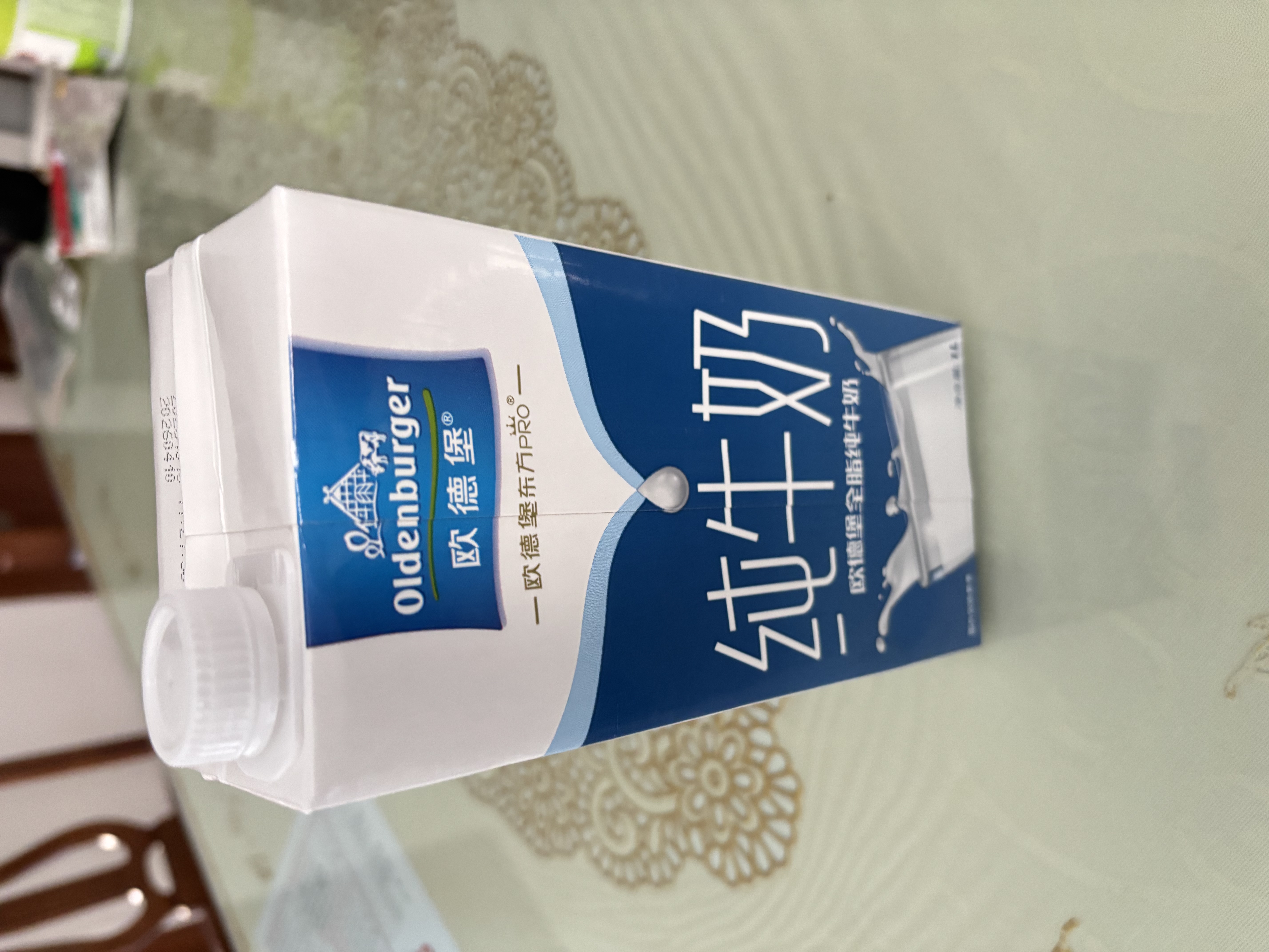 欧德堡（Oldenburger）3.8g蛋白高钙全脂纯牛奶1L*12盒 京东自营  中秋送礼 实拍图