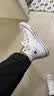 匡威（Converse）All Star夏季经典帆布男女高帮休闲运动小白鞋101009 101009/白色 42 实拍图