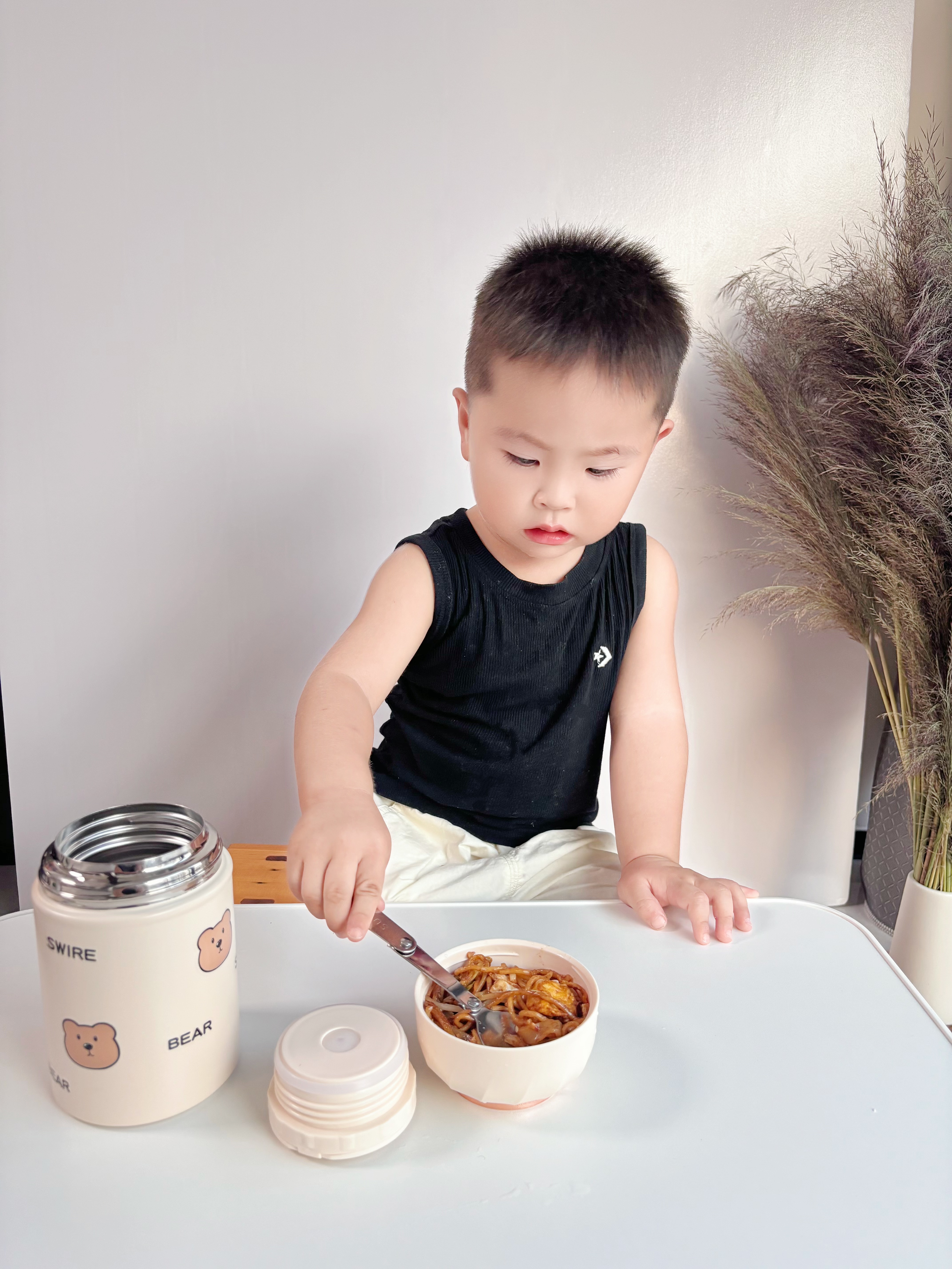 葆氏保温饭盒焖烧杯316不锈钢焖烧壶闷粥罐便携上班带饭保温汤壶赠勺 实拍图