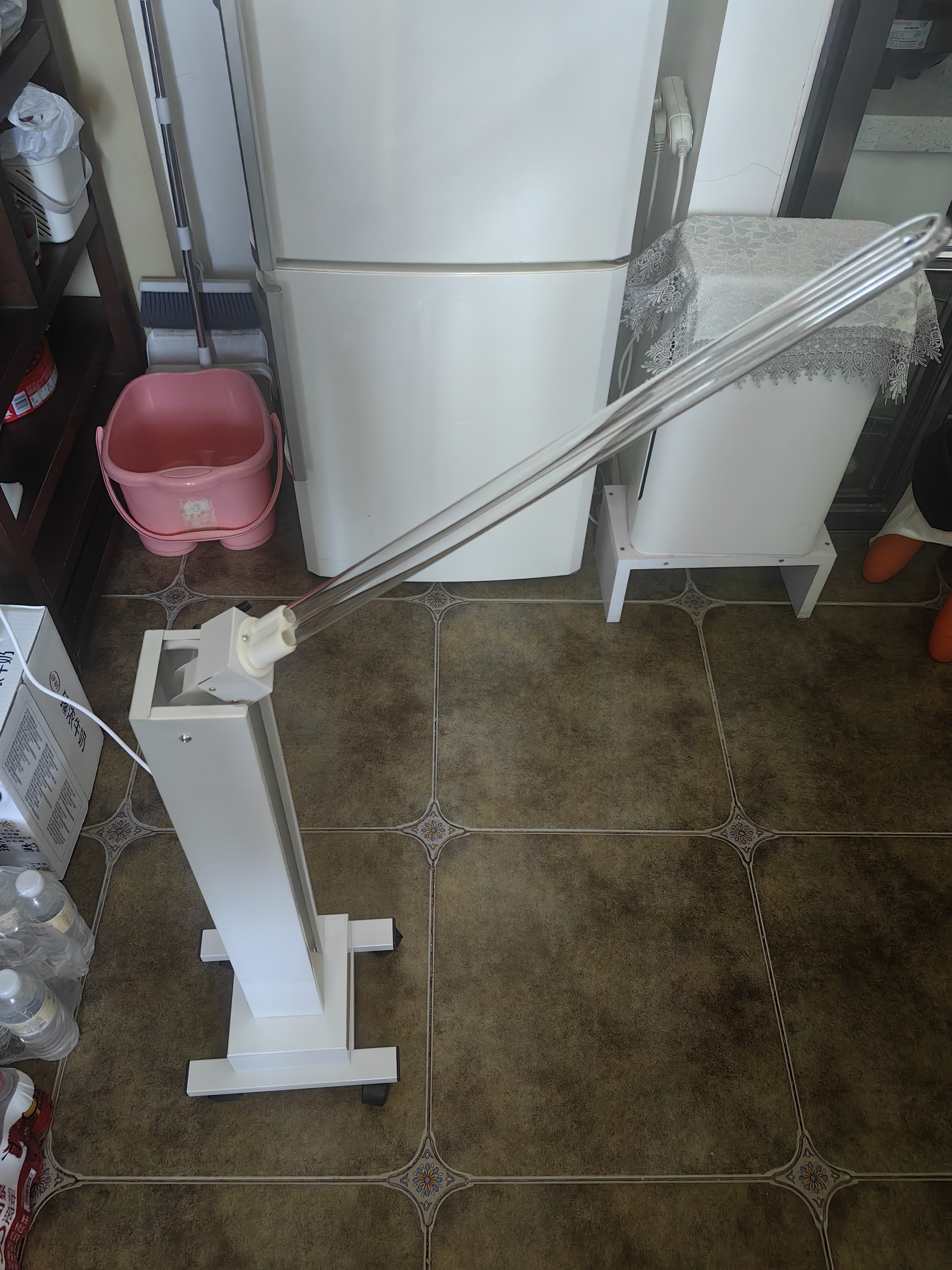 益辰紫外线消毒灯车家用工厂诊所杀菌灯除异味灭菌100W臭氧定时遥控 实拍图