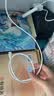 绿联5v2a充电头器USB+Type-C数据线1米适用苹果iPhone18/17/16e/15ProMax华为手机车载CarPlay充电线 实拍图