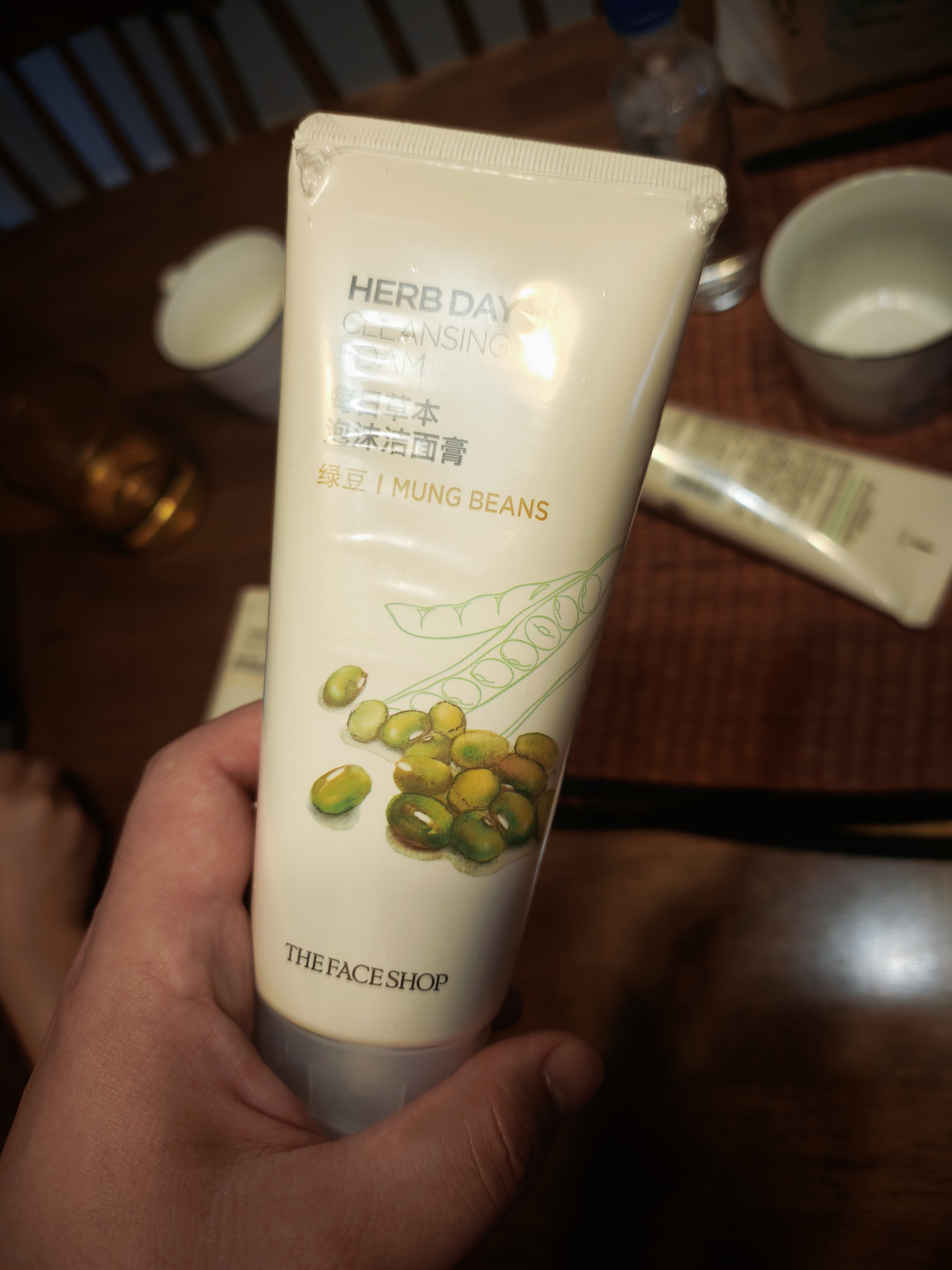 菲诗小铺（THE FACE SHOP）草本泡沫洁面洗面奶绿豆170g开学季送男女友教师节礼物 实拍图