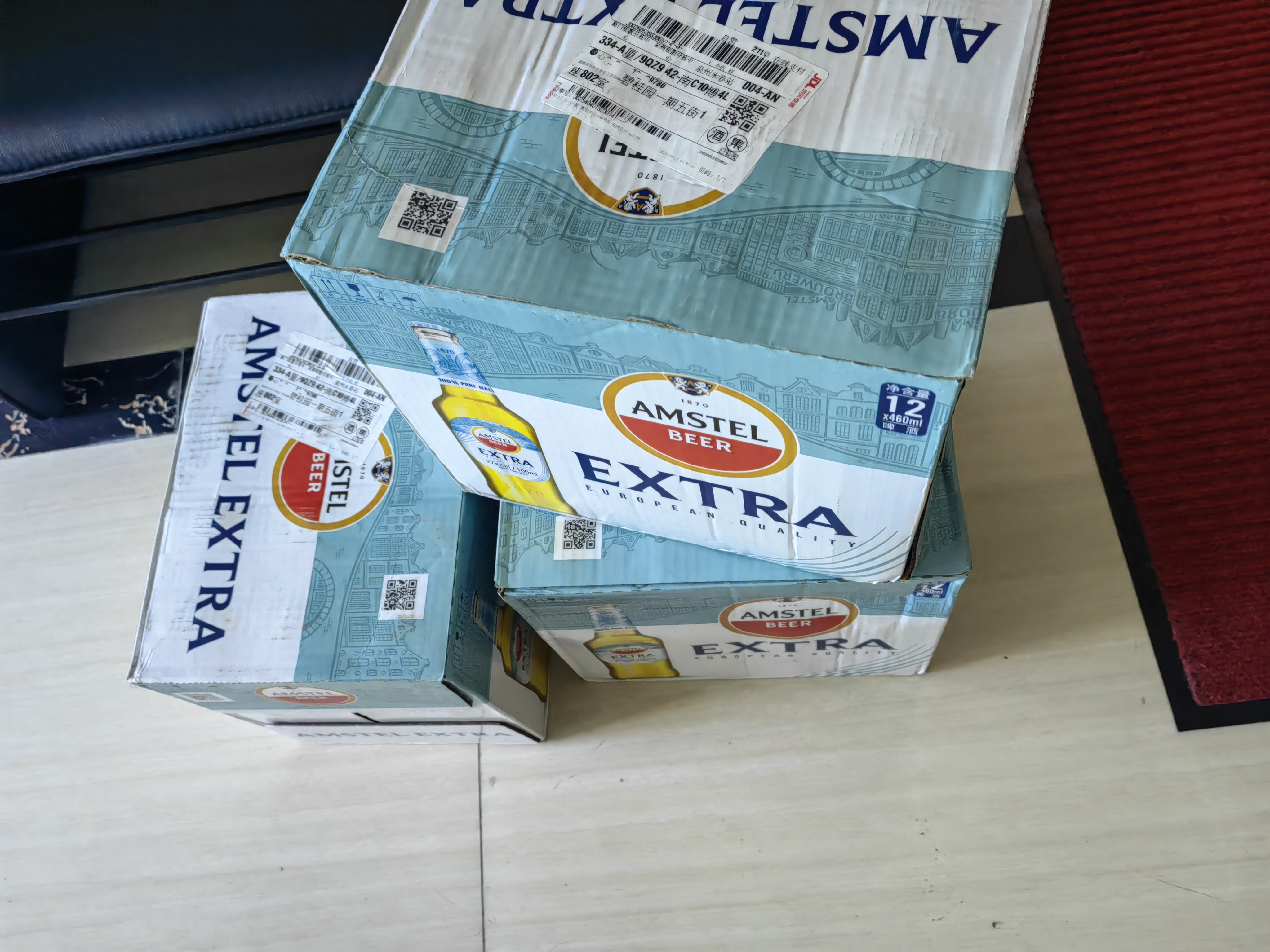 喜力旗下  红爵Extra啤酒460ml*12瓶整箱装   欧洲风范夏日欢聚送礼 实拍图