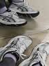 亚瑟士ASICS网面跑鞋百搭男鞋缓震运动鞋透气跑步鞋 GEL-CONTEND 4 白色/银色 40.5 实拍图