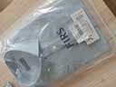 杉杉（FIRS）短袖衬衫男中年商务休闲正装宽松免烫衬衣 TCT4299短袖绿色 42  实拍图