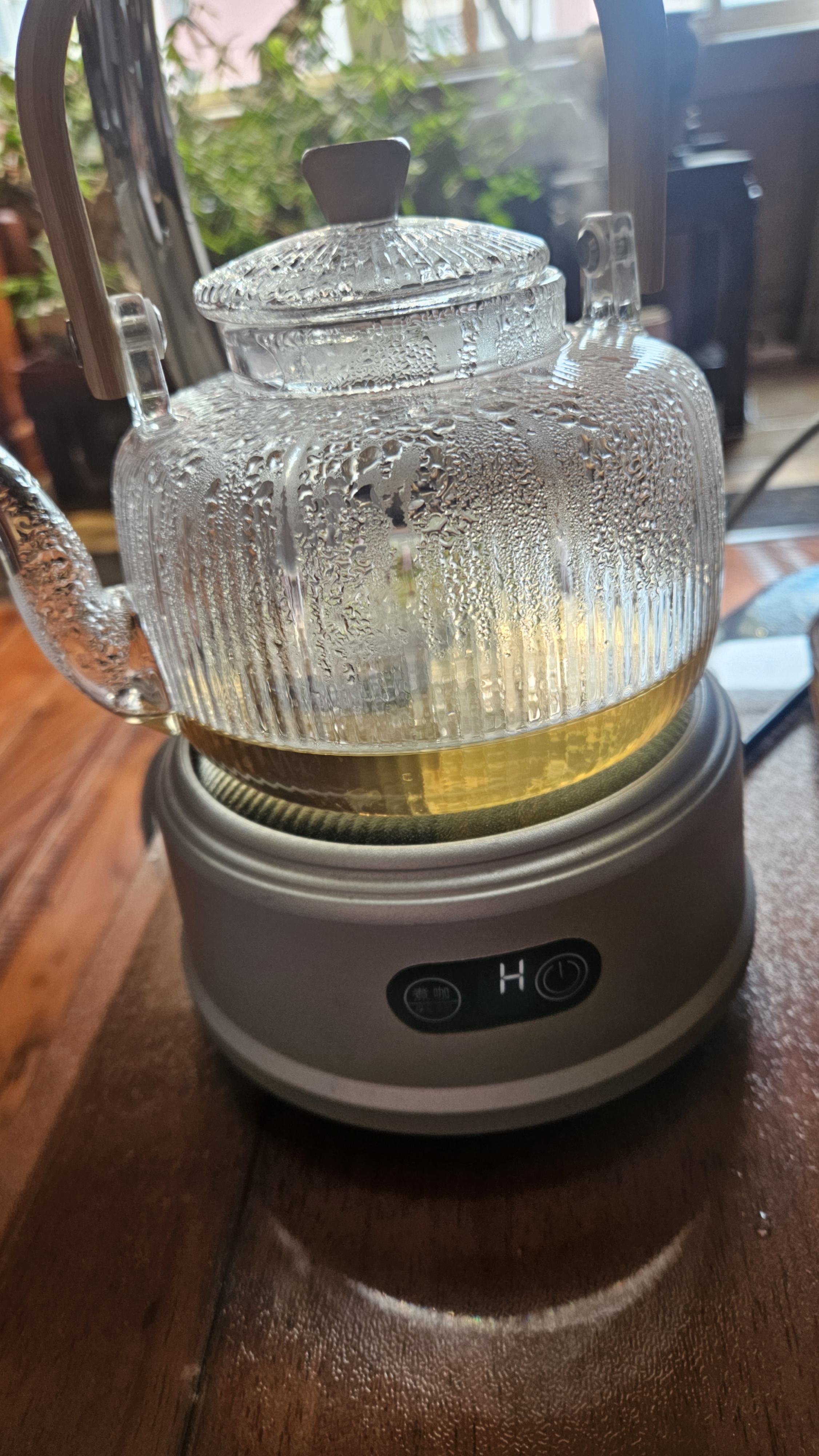 忆壶茶煮茶壶玻璃烧水壶耐高温提梁壶泡茶水分离明火围炉茶具 实拍图